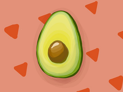 Avocado Party adobe draw avocado color