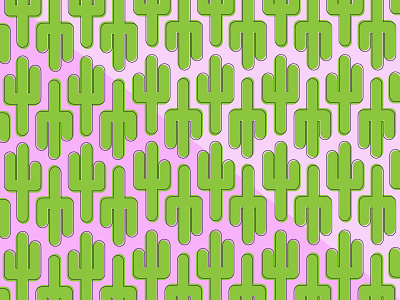 Cacti Print adobe illustrator cacti cactus colorful pattern vector