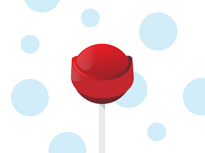 Tootsie Pop adobe adobe illustrator gradient illustration illustrator lolly pop tootsie vector