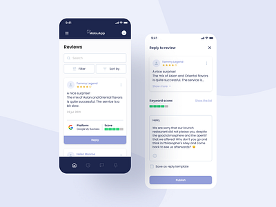 Rating & Review feature | App UI app clean design feature figma mobile product product design rating review startup ui