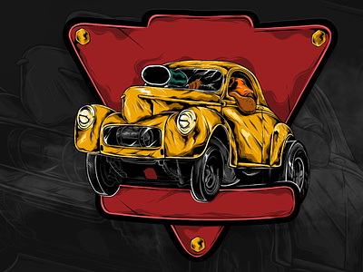 CAR LOGO ILLUSTRATION 3d adobe animation app brand branding car design graphic design illustration logo motion graphics ui