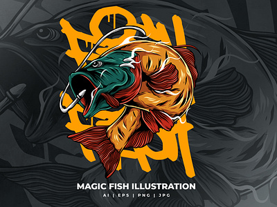 Magic Fish Illustration