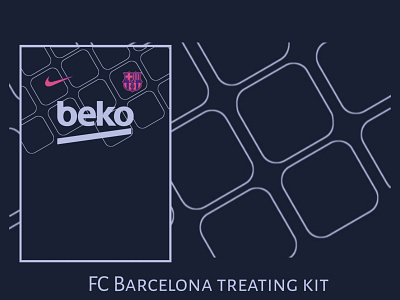FC Barcelona treating kit branding concepkit design graphic design jersey kit