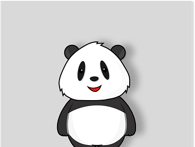 Panda graphic design logo