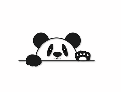 Panda collaction graphic design logo