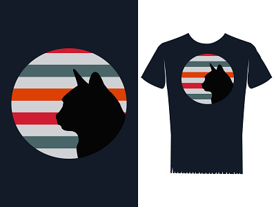 Cat T Shirt Design - Vintage T Shirt Design cat t shirt vintage