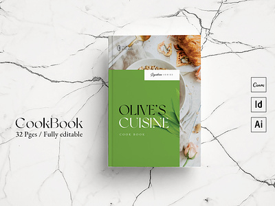 Cookbook / Recipe Book brochure cookbook photography portfolio showcase