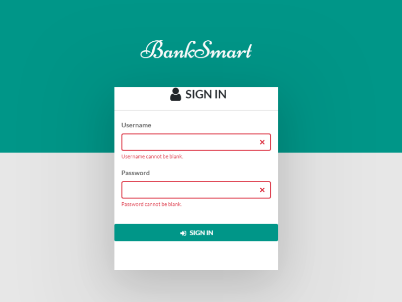 BankSmart By Runnotic On Dribbble   Login 