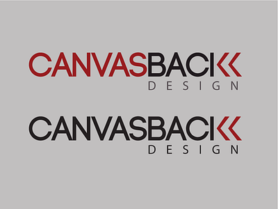 Canvasback Design Logo Design businesslogo design logo logodesign typography