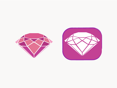 Pink Diamond diamond graphicdesign logo logodesign love pink vector wedding