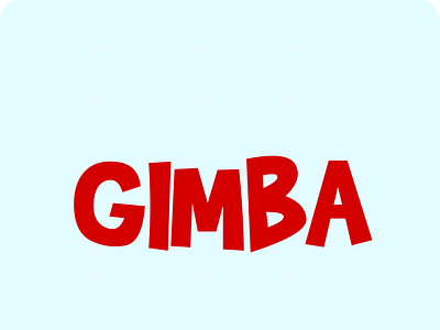 Gimba's Logo branding design icon logo