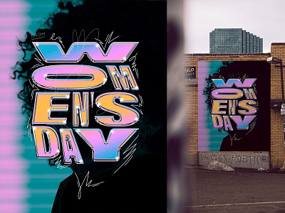 Happy International Women's Day! design graphic design illustration type type art typography
