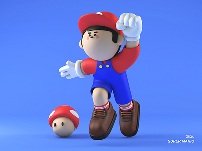 SUPER MARIO c4d