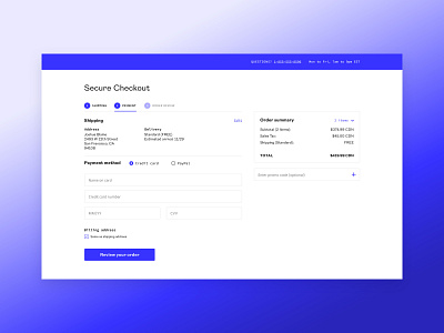 Credit Card Checkout cart check out check out experience credit card credit card payment design ecommerce flat minimal online shopping pay payment payments registration form shop ui