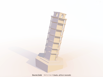 Leaning Tower of Pisa, Italy building italy lowpoly tower of pisa