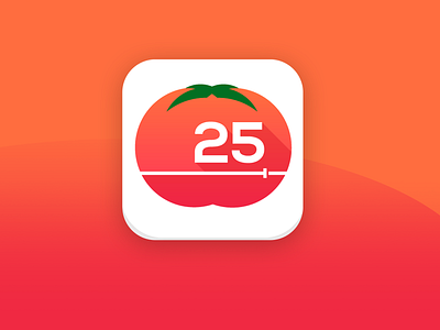 Pomodoro App Icon Design app branding design logo ui