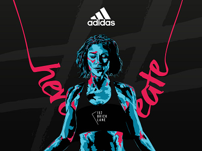 Adidas: #HereToCreate Illustration design illustration sports vector