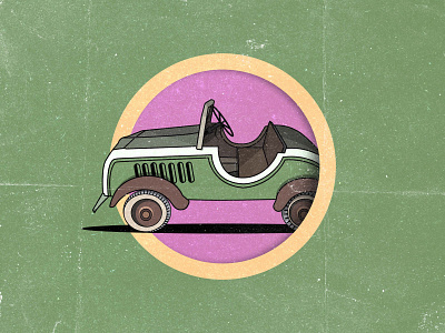 Old Car Illustration.