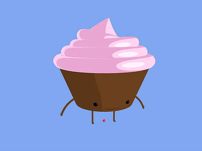 Cupcakeman 3d c4d character