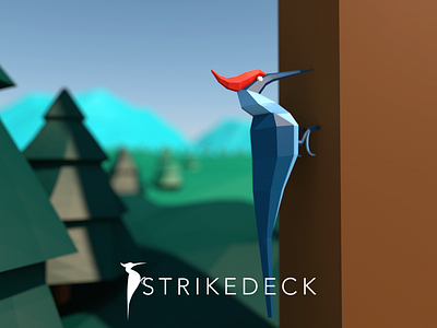 Strikedeck logo 3d logo