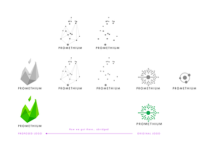 Promethium Logos (in progress) branding design logo vector