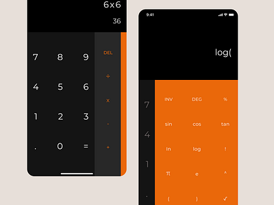 Mobile Calculator dailyui dailyui004 mobileappp uidesign