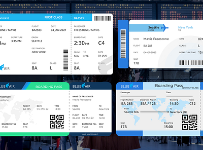 Boarding Pass 024 boarding challenge dailyui design figma figmadesign flight pass productdesign ui ui design