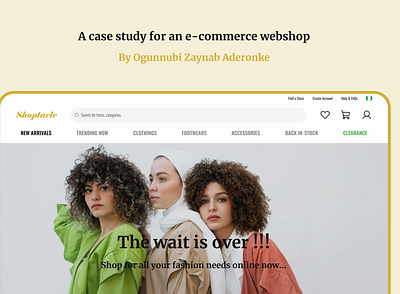 Shoptacle - A Complete Case Study designer e commerce fashion figma figmadesign shop shopping ui uidesign uiux uuuxdesigner ux uxdesign