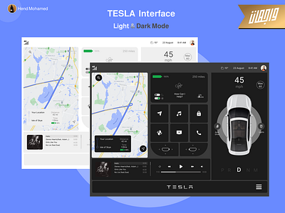 Tesla Interface Design