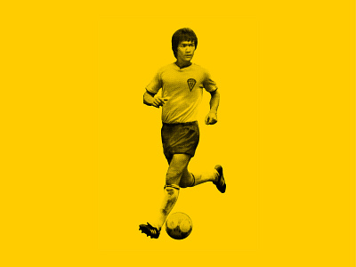 Bruce Lee - Cadiz CF bruce lee cadiz football poster soccer
