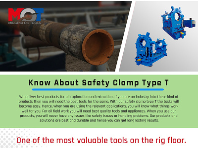 Know About Safety Clamp Type T safety clamp baash ross safety clamp type t tubing power tongs