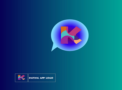 K Dating App app bestlogo branding brandlogo design ftllogo graphicdesign illustration logo ui