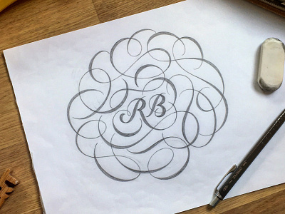 Flourishes flourishes lettering sketch