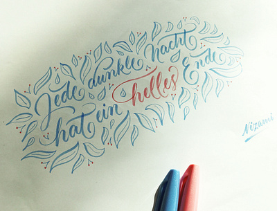 Brush Quote brush brushlettering flourishes