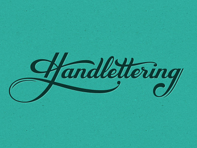 Handlettering lettering texture