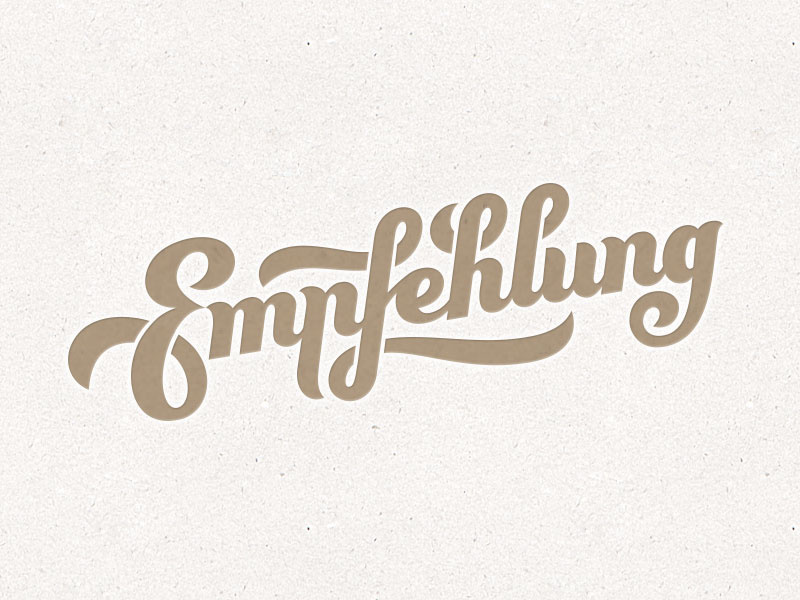 recommandation by Robert Bree on Dribbble