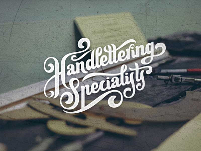 Handlettering Spezialist II foto lettering script texture