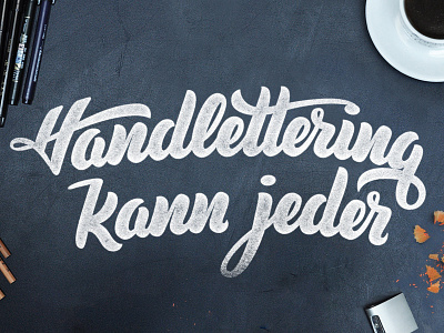 Anybody can learn lettering lettering script