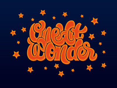 Onehitwonder lettering script