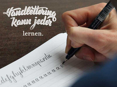 Lernen brush lettering