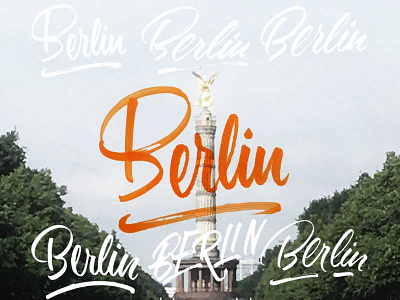 Berlin brushlettering