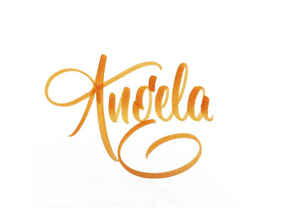 Angela brushlettering