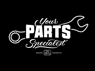 Logo Parts lettering script