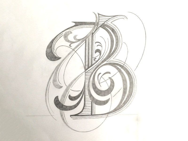 Lettering B By Robert Bree On Dribbble