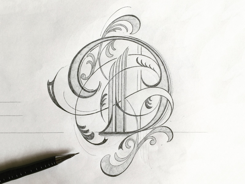 Lettering D By Robert Bree On Dribbble