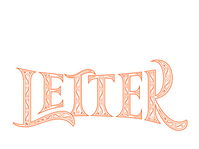 Letter lettering script