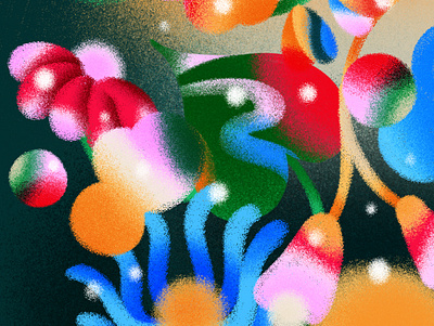 Small Jungle abstract brazil flower illustration latin latino pattern plants