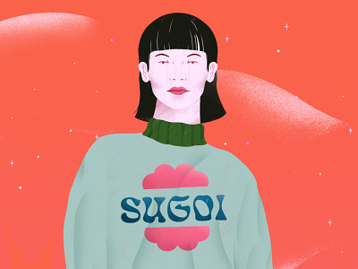 Sugoi Sweater brazil clothing fashion illustration woman