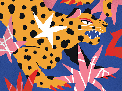 Jaguar abstract design illustration pattern