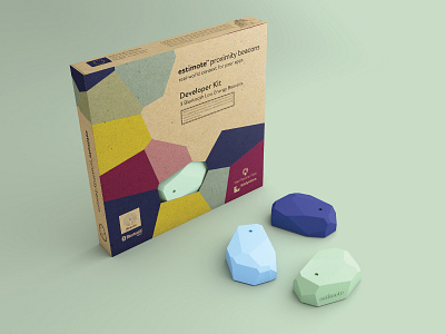 estimote packaging & beacons art direction branding design design graphic design packaging design product design